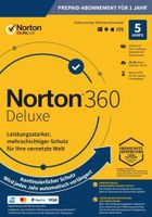 Norton 360 Deluxe - 5 Geräte / 1 Jahr PC/Mac/Android / Abo (Lizenz per E-Mail)