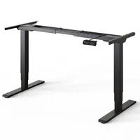 DESKSPACE PRO Plus / Elektrisch höhenverstellbares Tischgestell / Dual-Motor / Memory-Funktion / Schwarzes Gestell