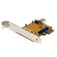 StarTech.com PCI Express auf Mini PCI Express Adapter Karte, PCIe, Mini PCIe, 0 - 55 °C, -20 - 85 °C, 5 - 95%, 14 mm