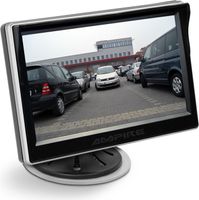 AMPIRE RVM050 TFT-Monitor 12,7cm (5') im Aufbaugehäuse mit Saug u Klebehalterung