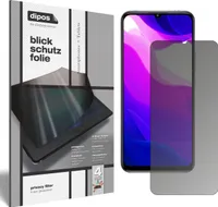 Blickschutzfolie für Xiaomi Mi 10 Lite 5G matt Schutzfolie Folie Display Schutz dipos