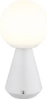 LED Tischleuchte, weiß, Touch, Dimmbar, H 23,5 cm