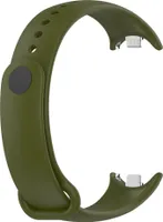 Silikon Armband Für Xiaomi Smart Band 8 Ersatz Strap Sport Tracker Uhrenarmband Armeegrün