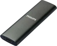 Philips FM50SS030P 500GB zewnętrzny dysk SSD USB-C szary aluminium