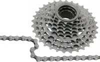 Fahrrad Verschleißset Shimano Kette HG40 + Schraubkranz Zahnkranz 8-fach 13-32
