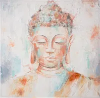 GILDE Bild quadratisch Buddha, H.100 cm