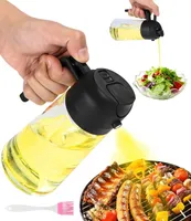 500ml Ölsprühflasche, 2-in-1 Küchen-Multifunktions-Ölflasche
