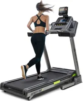 Capital Sports Infinity Pro 4.0 Laufband - 7 PS Treadmill, Laufbahn mit 50 x 140 cm Lauffläche, bis 21 km/h, 15% Steigung, Ventilator, Federungssystem, Faltbar, bis 100 kg, grau
