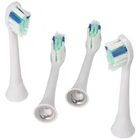 4 Stück Deep Cleaning Brush Ersatz-Zahnbürstenkopf für elektrische Zahnbürsten von Philips, passend z.B. für Philips HX3 HX6 HX8 HX9 Serie