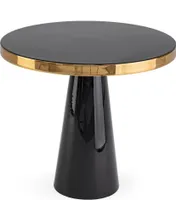 Beistelltisch Nandika 51 x 51 x 47 cm Stahl Couchtisch