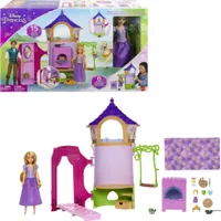 Mattel Disney Hrací sada Věž s panenkou Rapunzel a princ