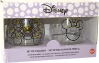 Stor Minnie Set Mit 2 Maus-gläsern Durchsichtig  Durchsichtig One Size