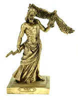 Alabaster Deko Figur Hera mit Pfau 16 cm Skulptur weiß Replik griechische  Götter