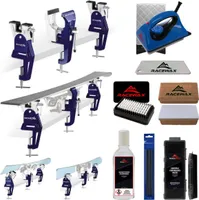 RaceWax Skiwax Set 8-teilig Racing Ski Vice Profi Skispanner Bügeleisen Wachs