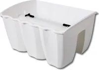 Nohel Garden Truhlík CROWN na zábradlí plastový 39x28cm