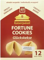 Sušenky štěstí s vanilkovou příchutí, jednotlivě balené, Kaiserpalast 72g