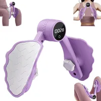 Beckenbodentrainer mit Zähler,Oberschenkeltrainer für Frauen, Beintrainer Po Beinpresse Oberschenkel Beckenboden,Stärkeeinstellung mit Drei Gängen