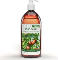 Kitama Jojobaöl kaltgepresst & nativ 1-Liter 1L gold natürlich & vegan - Wertvolles Jojoba Öl für Haut, Haar & Nägel
