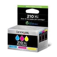 Lexmark 210XL / 14L0269E Tinten Multipack cyan, magenta, gelb