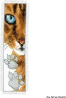 Vervaco Lesezeichen "Katze", Zählmuster