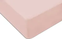 Prześcieradło Jersey 80x160 z gumką do łóżeczka  różowe