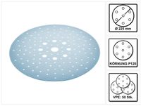 Festool STF D225/128 Tarcza szlifierska granat P120 225 mm 50 szt. ( 2x 205657 ) do szlifierki z długą szyjką PLANEX