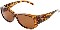 Polarisierte Überzieh Sonnenbrille Überziehbrille Überbrille Fit Over BM5026 farbe Animal