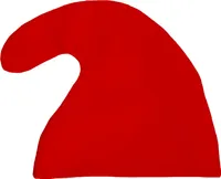 Zwergenmütze zum Kostüm 465406 | Rot