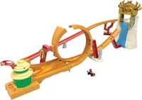 Závodná dráha s rampami Hot Wheels HMK49 Farebná