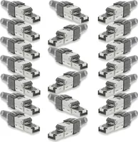 20x Netzwerk Stecker CAT 7 Werkzeuglos RJ45 CAT7 Netzwerkstecker Netzwerkkabel