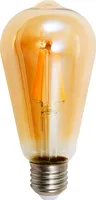 LED Filament Glühlampe McShine ''Retro'' E27, 4W, 400lm, warmweiß, goldenes Glas
