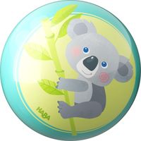 HABA Ball Koala, Spielball, Kinder Spielzeug Ball, ab 2 Jahren, Kunststoff, 13 cm, 306000