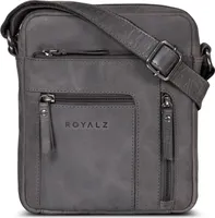 ROYALZ "Dallas" Kleine Umhängetasche Herren Leder Vintage Look Echtleder Männer Ledertasche Mini Schultertasche Herrenhandtasche Messanger Bag