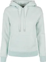 Urban Classics TB4097  Ladies Color Melange Hoody, Größe:5XL, Farbe:aqua melange