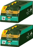 JACOBS Pads Crema Balance 180 Getränke - 10x18 Kaffeepads Senseo kompatibel
