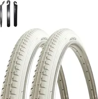 2 x Kenda K-142 Fahrradreifen Weiß 40-635 (28 x 1 1/2) inkl. maxxi4you Reifenheber