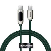 Baseus USB-C PD kabel pro měření výkonu 100W 5A, CATSK-B06 zelený
