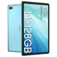 OSCAL Tablet 10 Zoll, 14GB RAM+128GB ROM(1TB erweiterbar), 6580mAh Akku, 1920 × 1200 FHD Bildschirm, 2.4G/5G WiFi, 13+8MP Kamera, Pad10(2023), Dual SIM, Blau