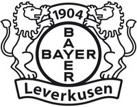 Alenio Wandtattoo - Bayer 04 Leverkusen Logo schwarz, 60x40 cm