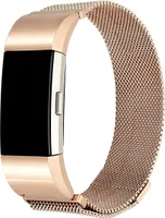 BStrap Milanese (Small) Armband für Fitbit Charge 2, rose gold