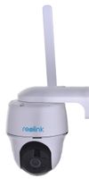 REOLINK GO PT PLUS Drahtlose 4G LTE IP-Kamera mit Akku und Doppelobjektiv, Weiß