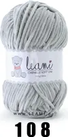 LEAMI Chenille Soft UNI 108 grau