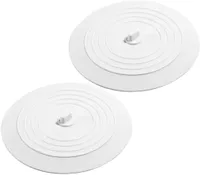 2 Stücke Silikon Wanne Stopper Universal Abflussstöpsel Silikon Abflussstopfen für Ihre Küchen, Badezimmer und Wäschereien