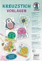 URSUS® Bastelset Kreuzstichvorlagen mehrfarbig