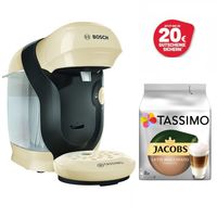 Bosch TASSIMO Style Cream +20€ Gutschein 1400 Watt +1 Packung Latte Macchiato