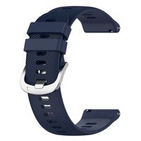 INF Armband Silikon für Garmin Forerunner 265S Verstellbare Fitness Ersatzbänder Dunkelblau 18 mm Garmin Forerunner 265S