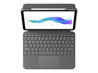 Logitech Folio Touch Grau Smart Connector QWERTY Italienisch