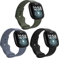 Fitbit Sense, Fitbit Sense 2, Fitbit Versa 3, Fitbit Versa 4 Band: imoshion Silikonband Multipack