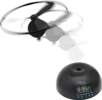 Fliegender Ufo Wecker mit Hubschrauber Propeller Digitaler Alarmwecker Helikopter