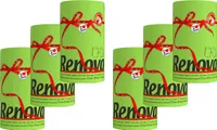 6er Pack Renova Küchenrollen - entspricht 18 Standard Küchenrollen - grün - Küchenpapier 2-lagig - Maxi Rolle - farbig - bunt - Papierrolle - Allzwecktücher…